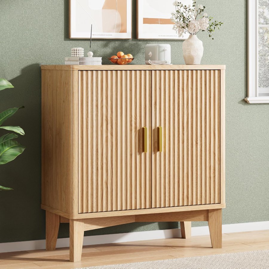 Xixini Fluted Buffet Sideboard Cabinet