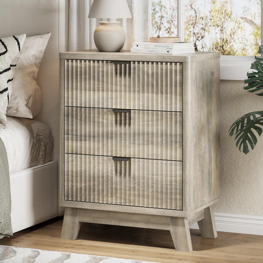 Xixini Fluted Nightstand