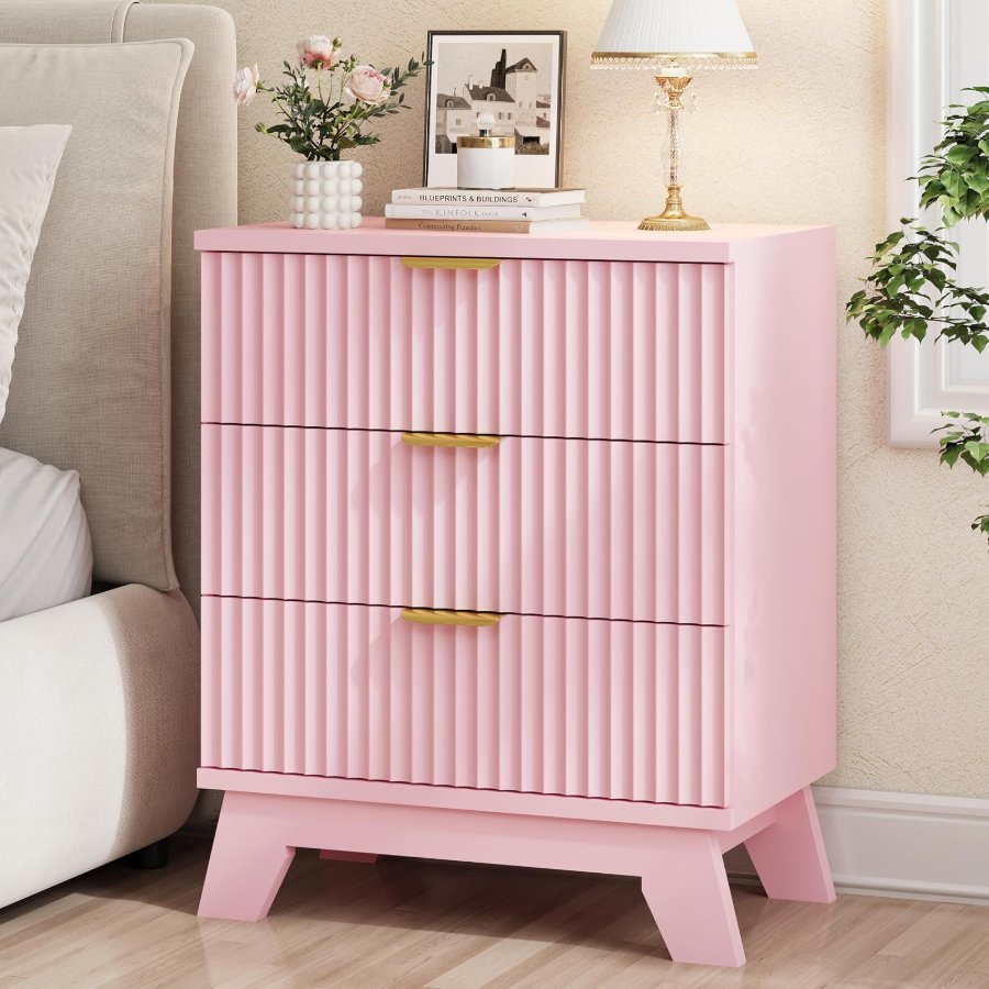 Xixini Fluted Nightstand