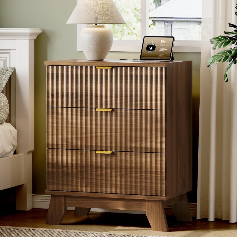 Xixini Fluted Nightstand