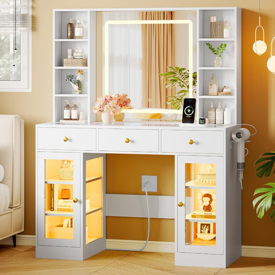 Xixini Makeup Vanity Desk